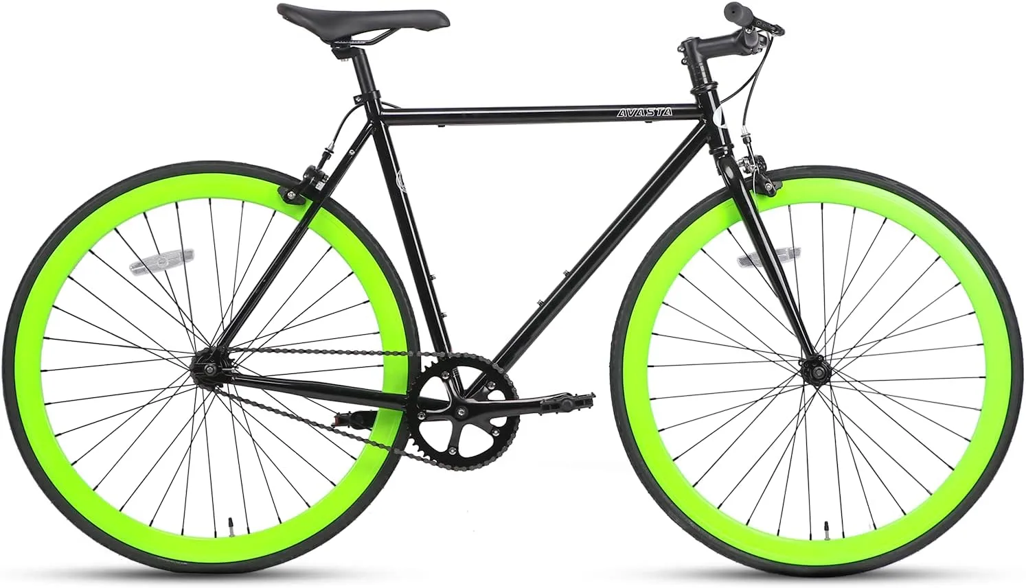 AVASTA Single-Speed Fixed Gear Urban Commuter Fixie Bike Flip Flop Hub Bicycle, Multiple Colors