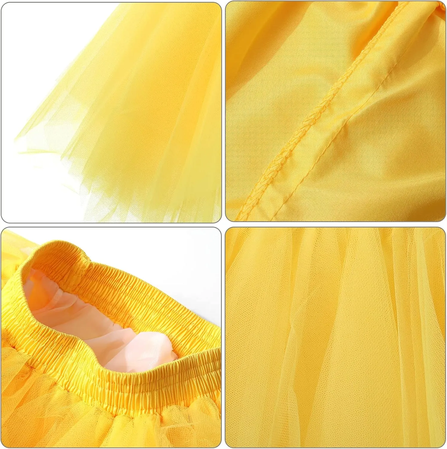 AWAYTR Adult Tutus Skirts for Women - 4 Layers Tutu Skirt for Halloween Costume