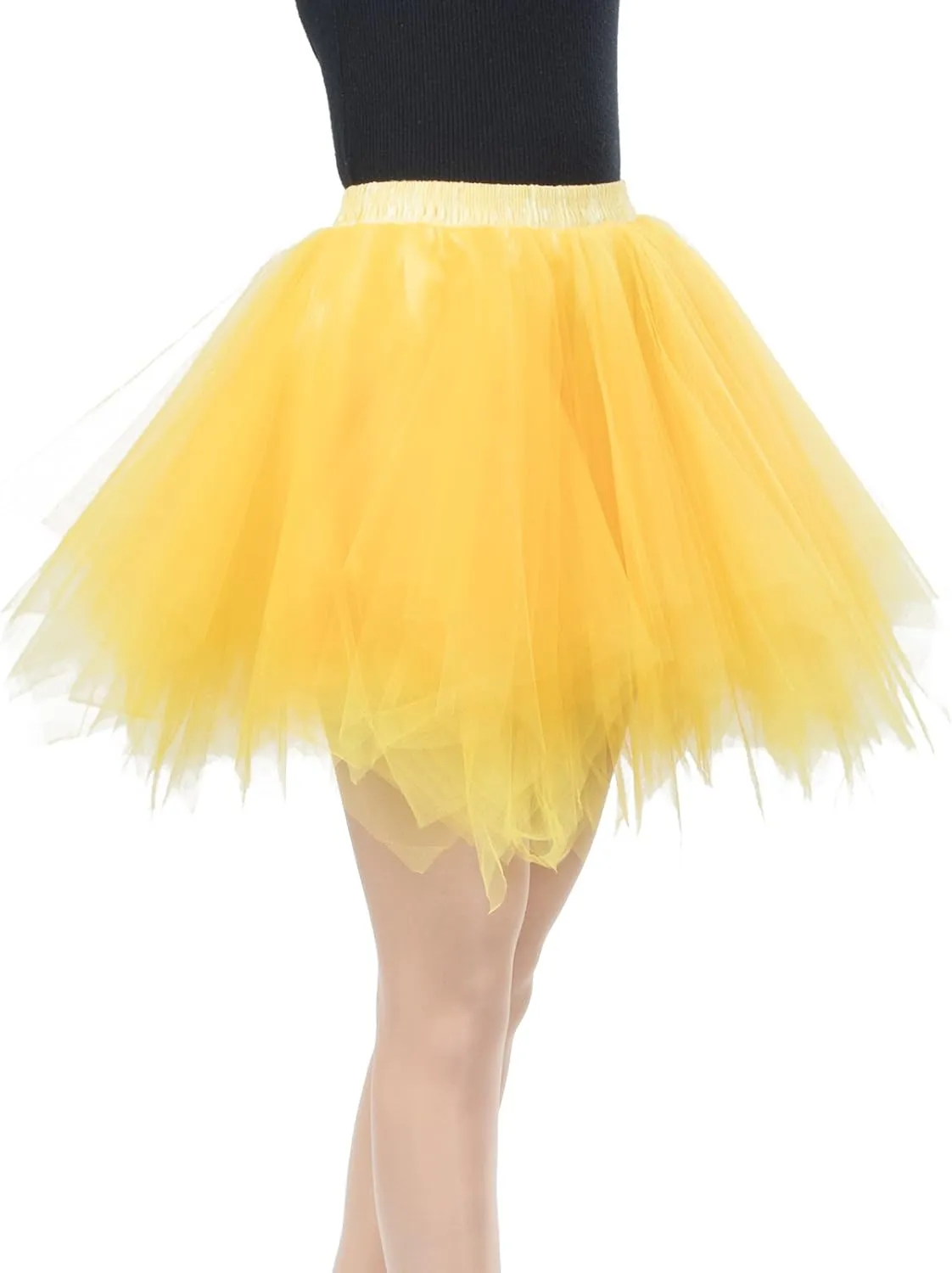 AWAYTR Adult Tutus Skirts for Women - 4 Layers Tutu Skirt for Halloween Costume