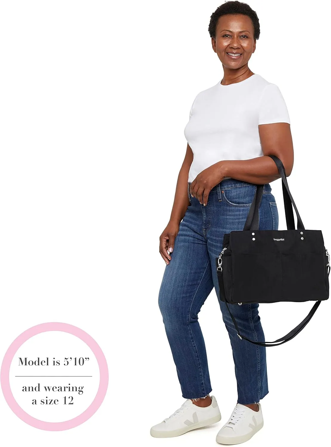 Baggallini The Only Bag - Multi-Compartment Crossbody Tote Bag for Women