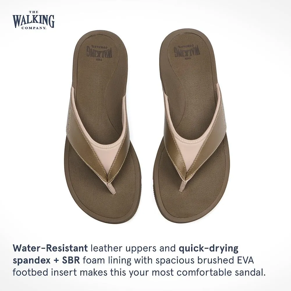 Balboa Women's Arch Support Flip Flops | Orthopedic Sandals for Women with Built-In Orthotics