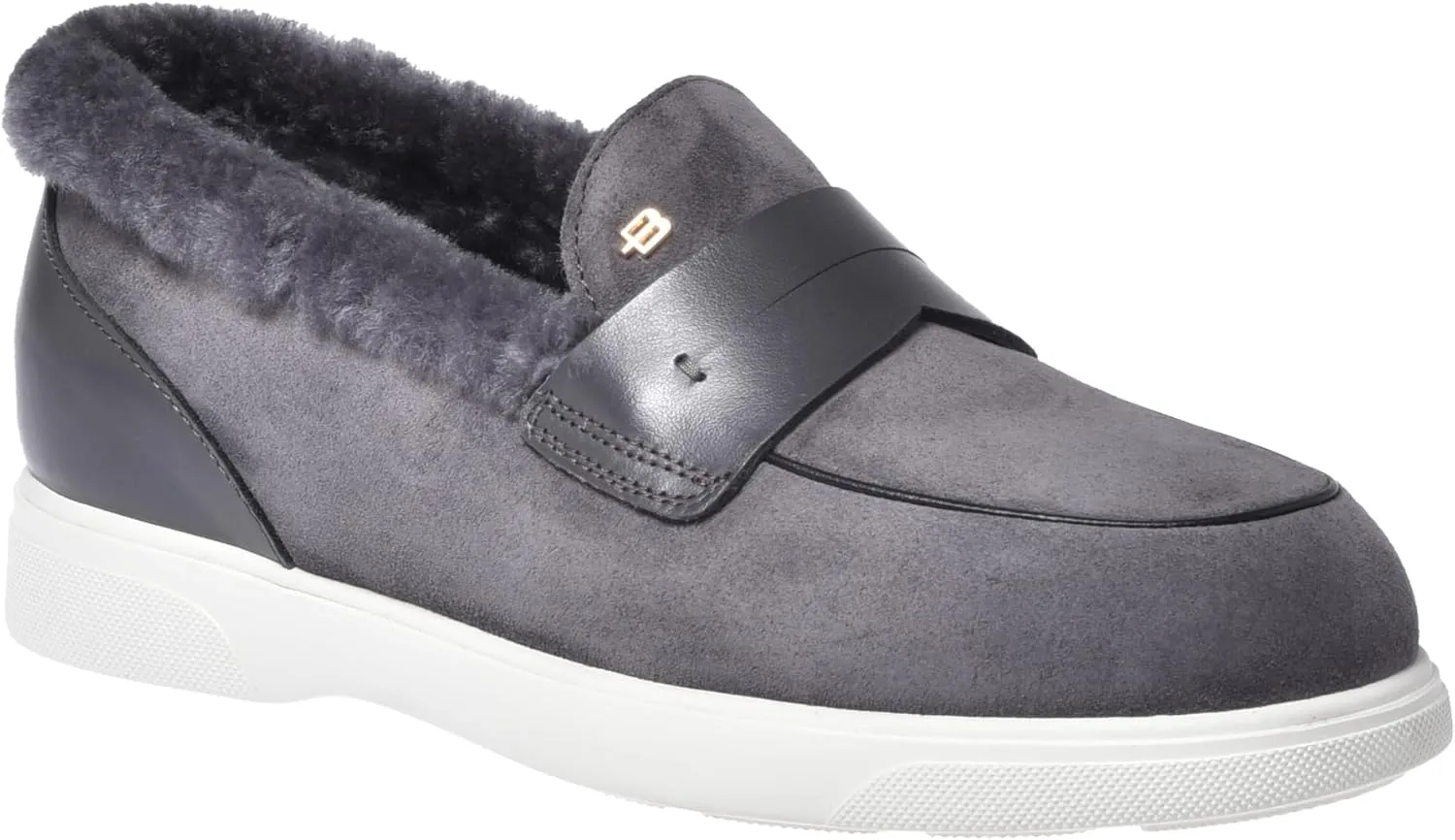 Baldinini Women's Footwear Leather Upper Rubber Bottom Boat Shoe