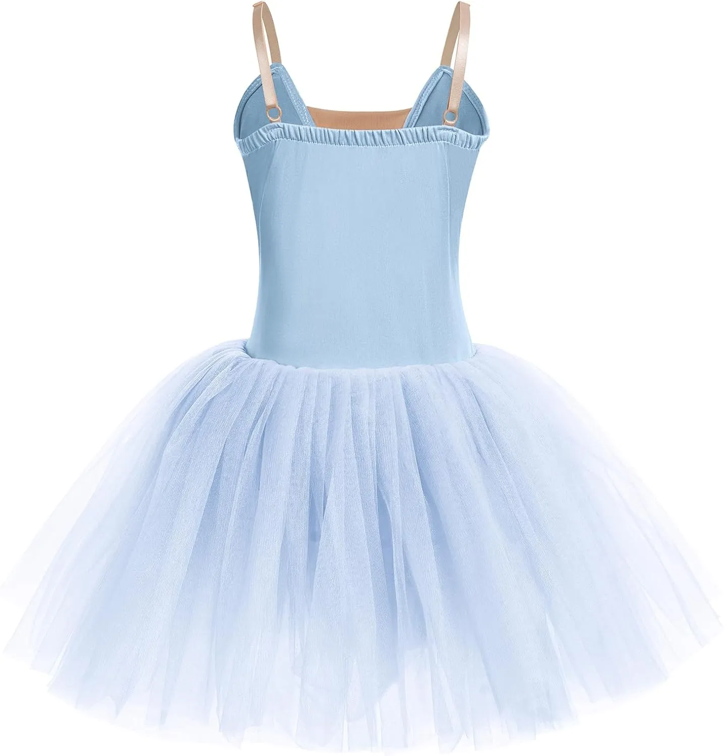 Ballerina Costume Toddler Dance Leotard Ballet Dress Camisole Bodysuit Maxi Tulle Tutu Dance Costume Kid Dancewear