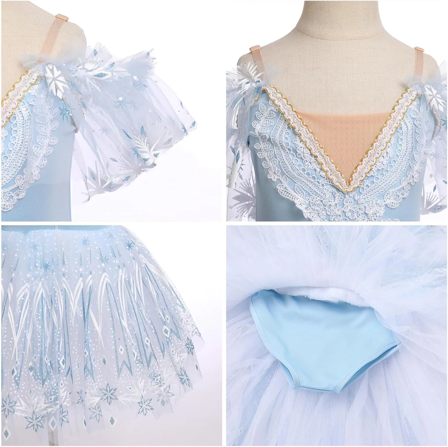 Ballerina Costume Toddler Dance Leotard Ballet Dress Camisole Bodysuit Maxi Tulle Tutu Dance Costume Kid Dancewear
