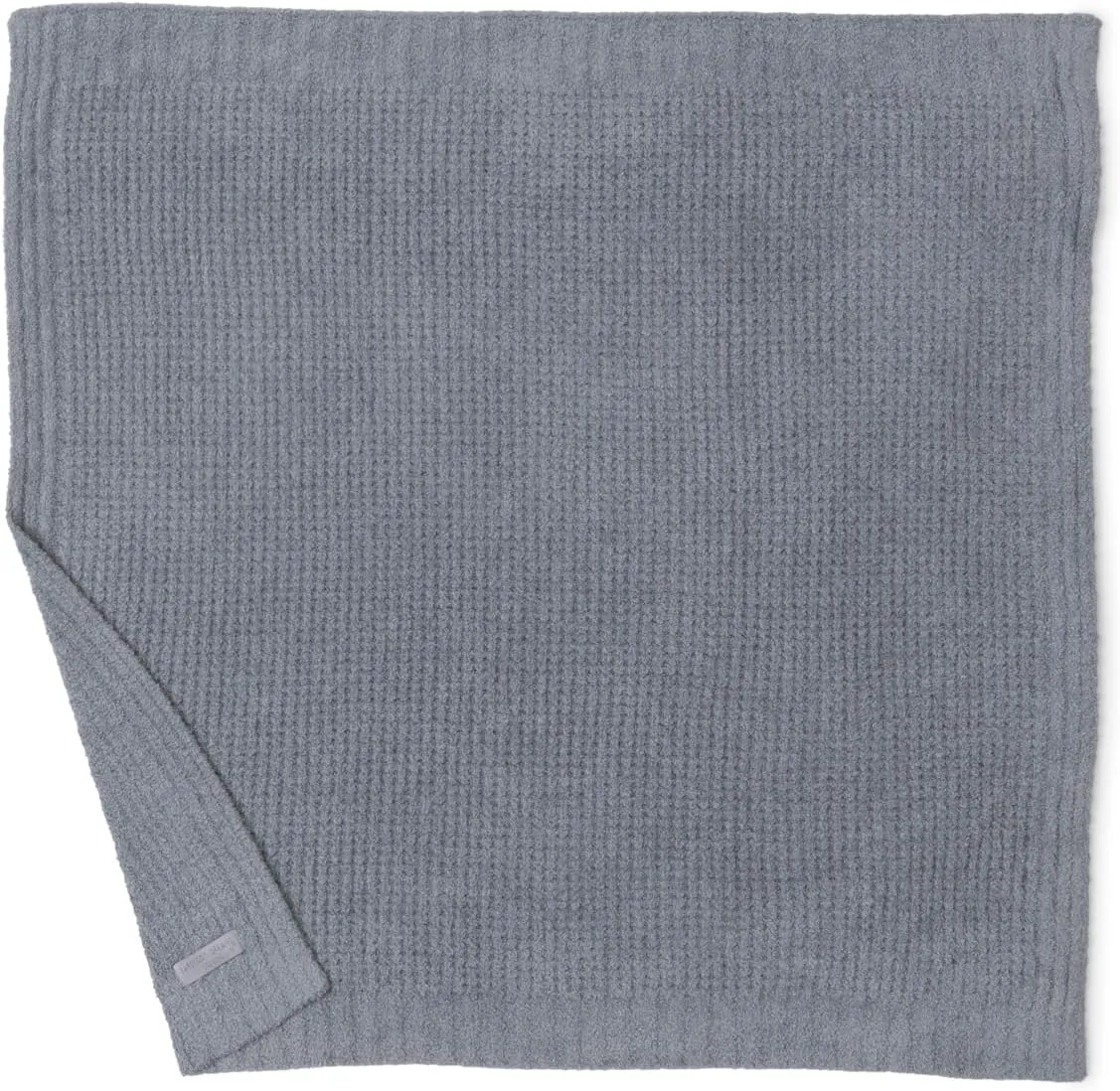 Barefoot Dreams® CozyChic Lite® Waffle Receiving Blanket, Moonbeam, 30"x30"