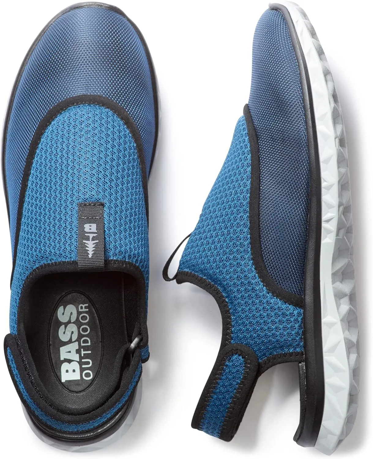 BASS OUTDOOR Men's Hex Action Hiking Shoes – Traction Sole Slip-ons