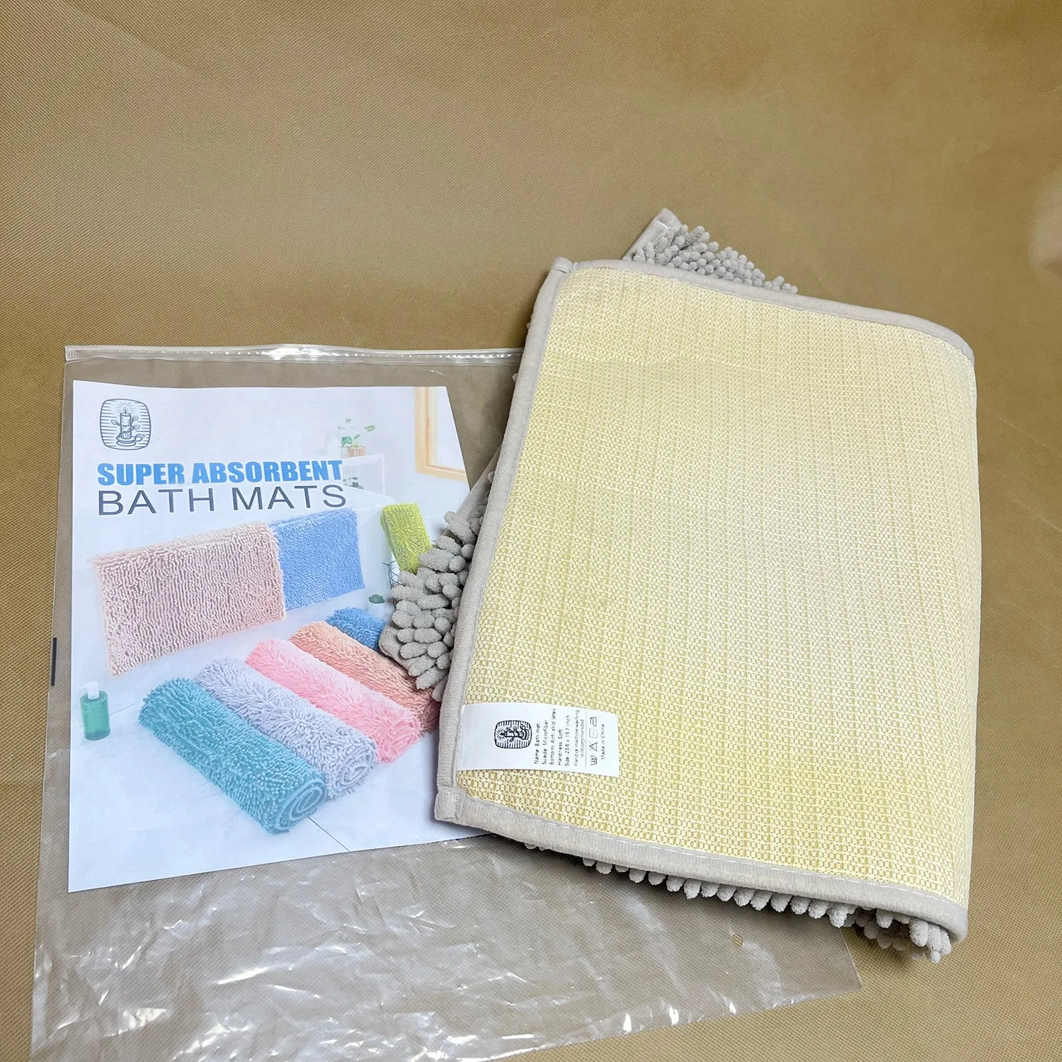 Bath mats,  Quick Dry Microfiber Mats,   Bathroom Home Decor Accessories