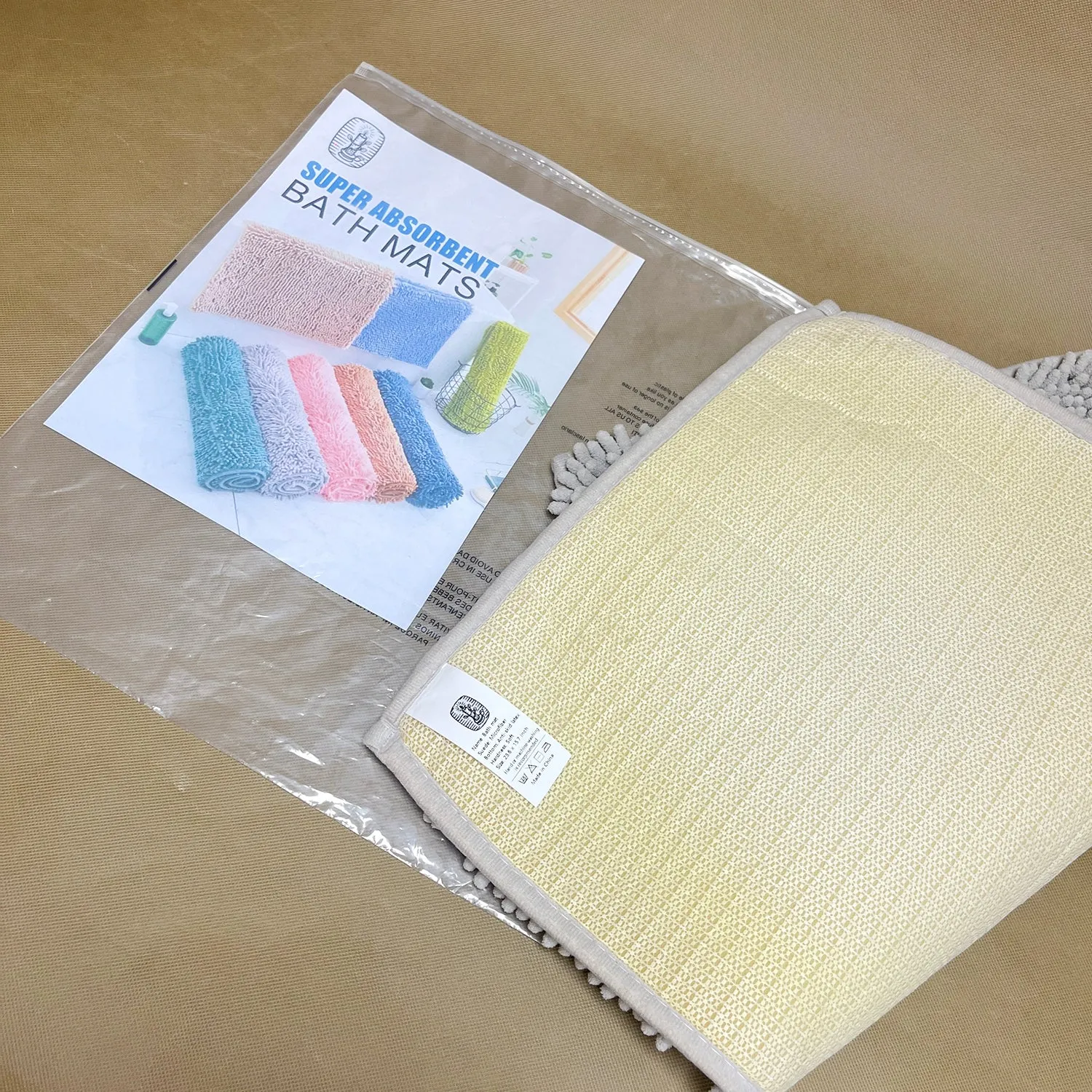 Bath mats,  Quick Dry Microfiber Mats,   Bathroom Home Decor Accessories