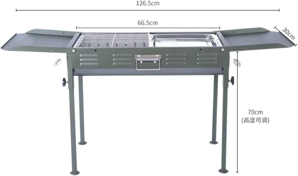 BBQ Rack Portable and Foldable Outdoor Barbecue Stove Thickened Barbecue Utensils