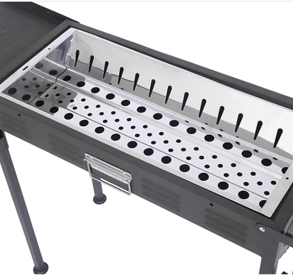 BBQ Rack Portable and Foldable Outdoor Barbecue Stove Thickened Barbecue Utensils