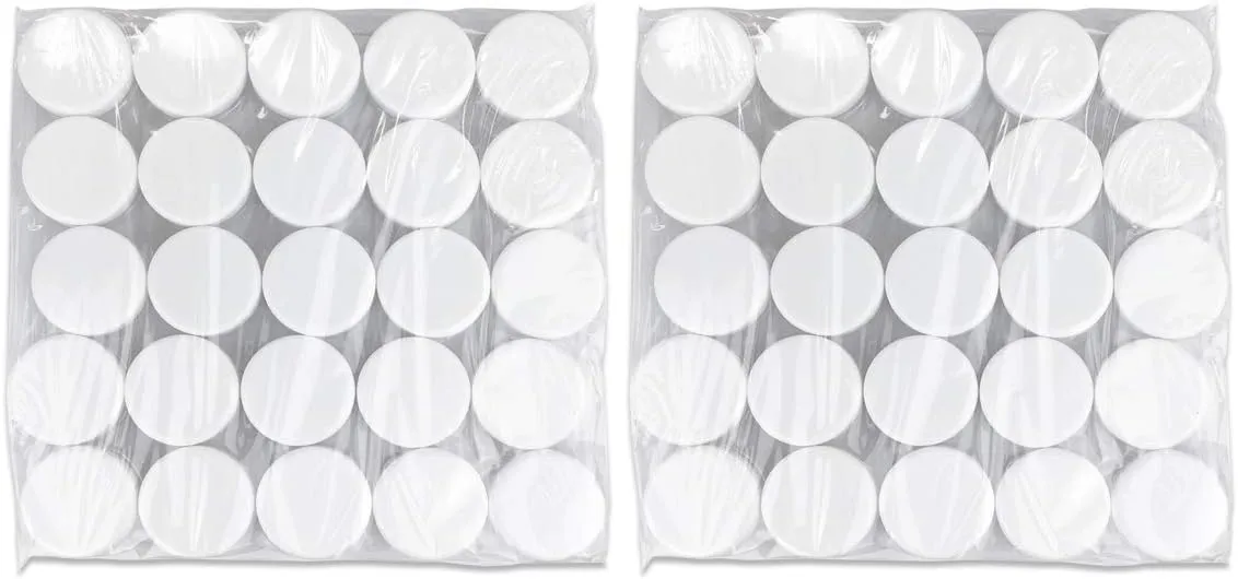 Beauticom (Quantity: 200 Pieces) 5G/5ML Round Clear Jars with White Lids for Lotion, Creams, Toners, Lip Balms, Makeup Samples