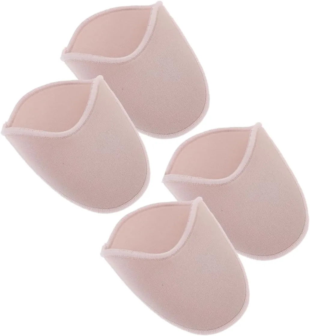 BEBEMOKO Protector Women's Ballet Shoes Covers Double Cushioning Soft Toe Pads for Metatarsal