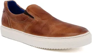 Bed|Stu Men’s Harry Leather Timeless Silhouetted Sneaker (Tan Rustic, 8)
