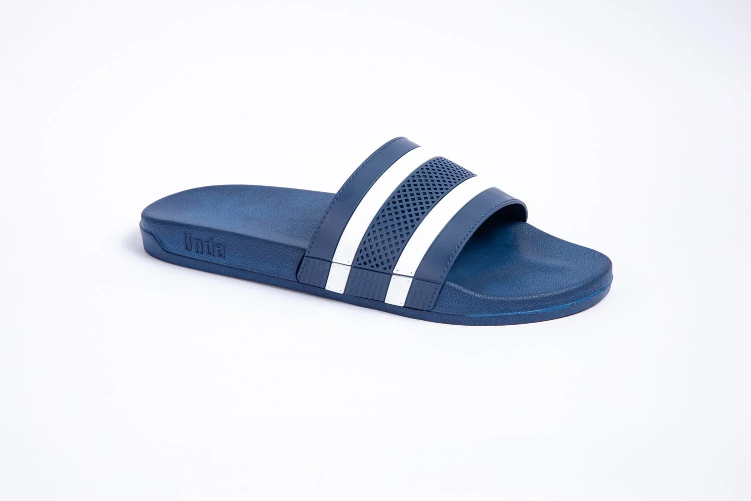 Benfica Striped Open Toe Slides
