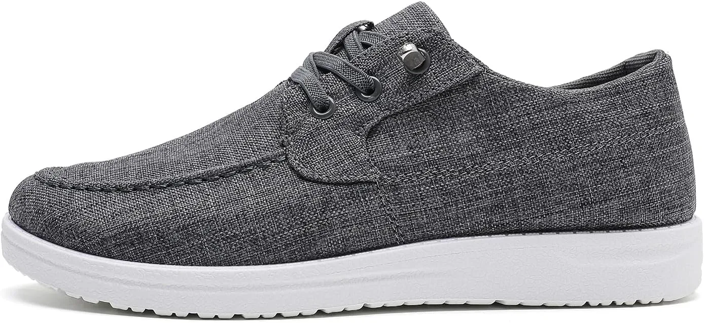 Betrue Lightweight Boat Shoes for Women, Womens Casual Loafers, Womens Slip On Deck Shoes, Breathable Canvas Sneakers for Women