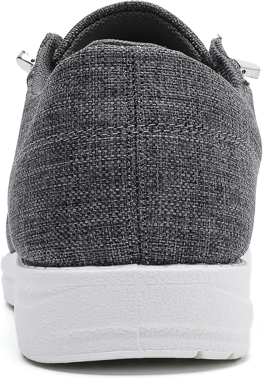 Betrue Lightweight Boat Shoes for Women, Womens Casual Loafers, Womens Slip On Deck Shoes, Breathable Canvas Sneakers for Women