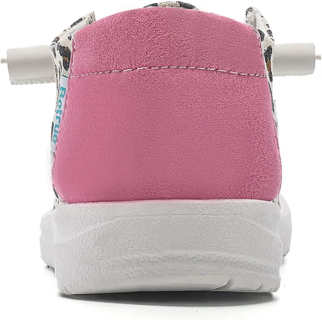 Betrue Lightweight Boat Shoes for Women, Womens Casual Loafers, Womens Slip On Deck Shoes, Breathable Canvas Sneakers for Women