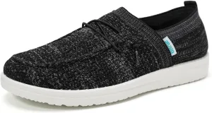 Betrue Lightweight Boat Shoes for Women, Womens Casual Loafers, Womens Slip On Deck Shoes, Breathable Canvas Walking Shoes for Women