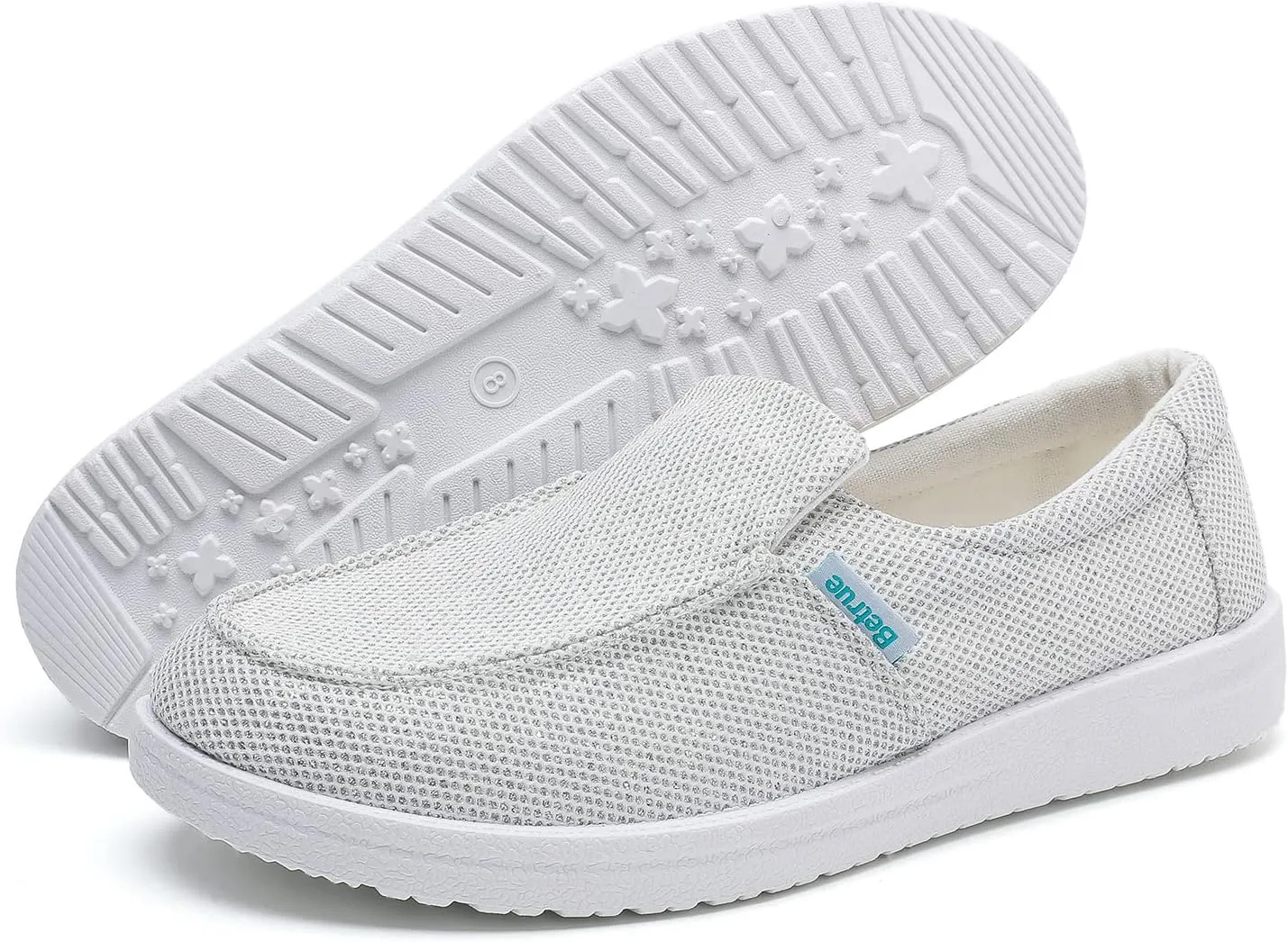 Betrue Lightweight Boat Shoes for Women, Womens Casual Loafers, Womens Slip On Deck Shoes, Breathable Canvas Walking Shoes for Women