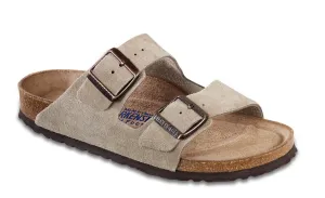 Birkenstock 95130 Arizona Soft Footbed - Taupe Suede