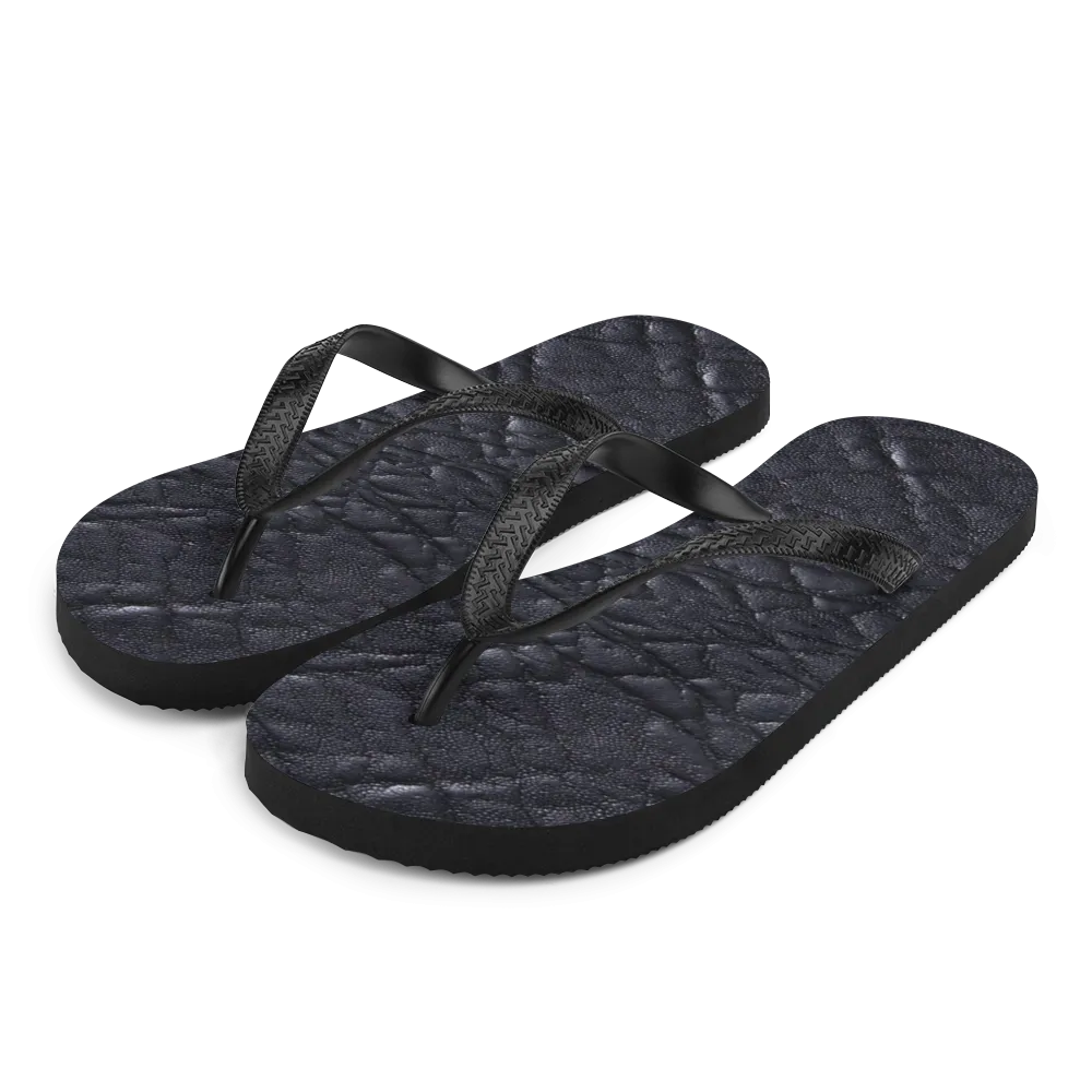 Black Elephant Flip Flop