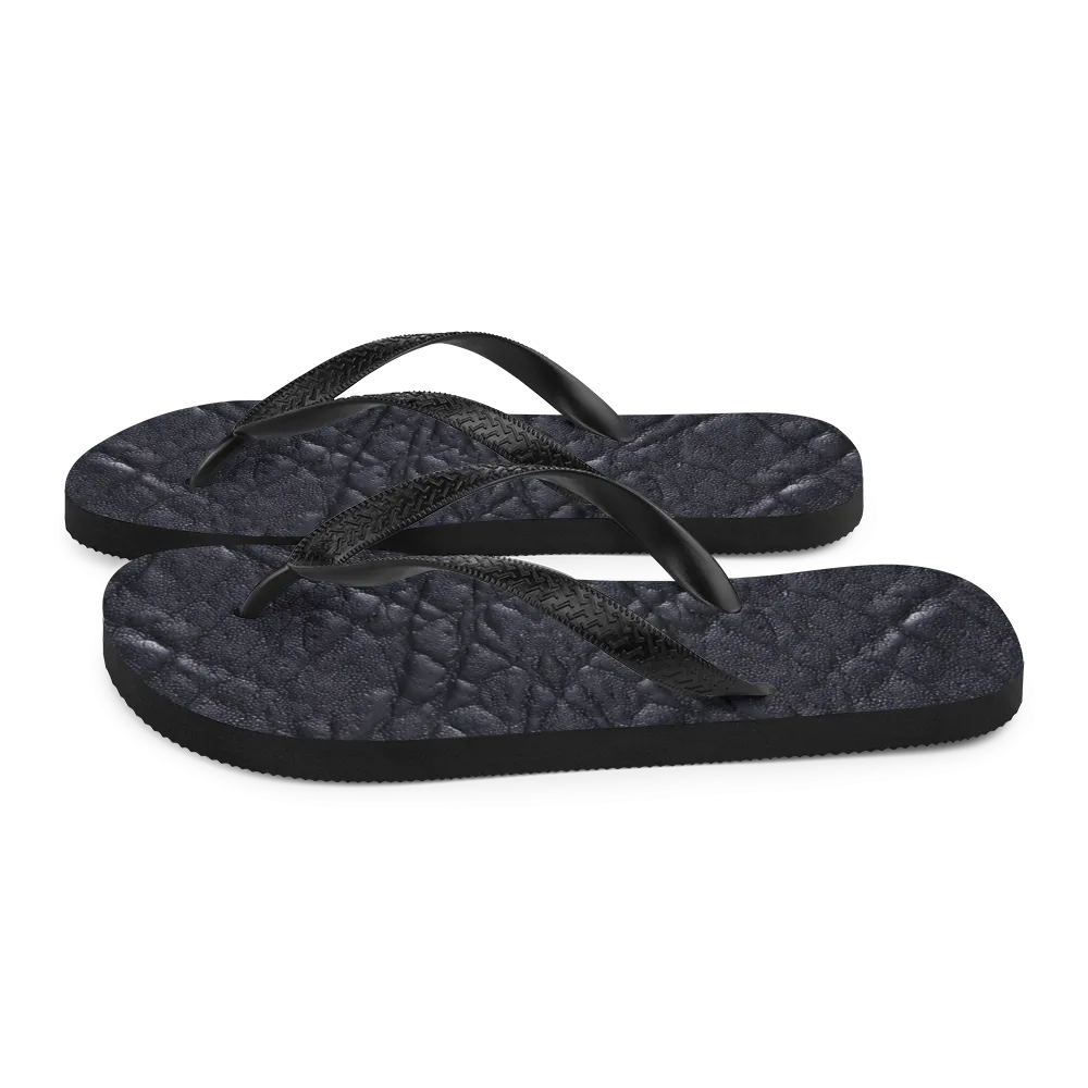 Black Elephant Flip Flop