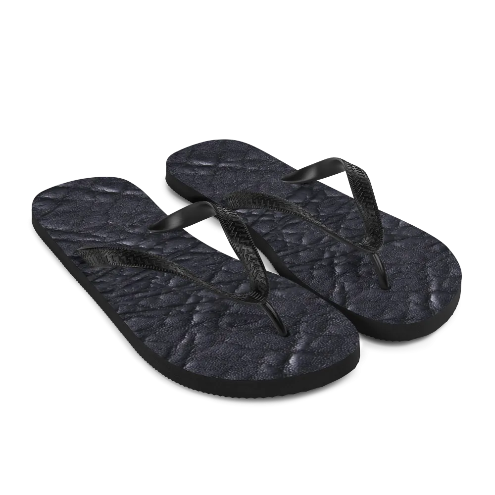 Black Elephant Flip Flop