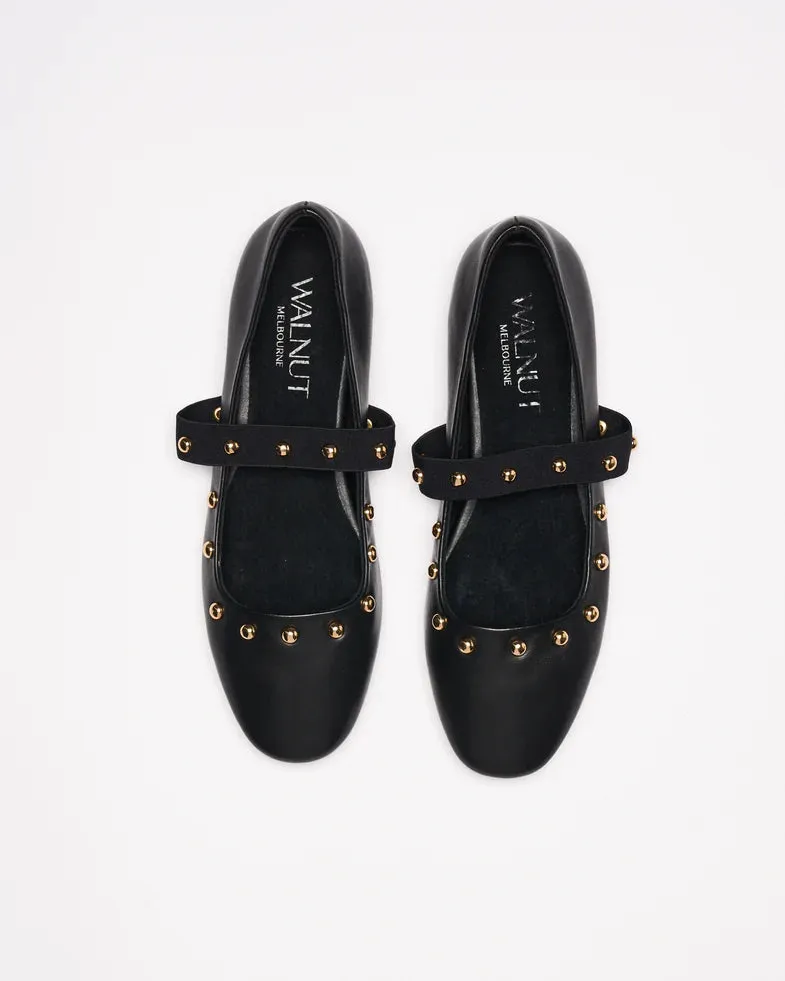 Blakely Leather Ballet Flat - Black