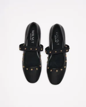 Blakely Leather Ballet Flat - Black