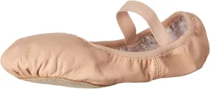 Bloch Bloch Belle Child Ballet Shoes, Toddler Girls Dance Shoes, High Durability, Soft Leather Upper, Flexible Suede Outsole, Pre-Sewn Elastic, Heart Printed Sock-Liner, Ballet Shoe
