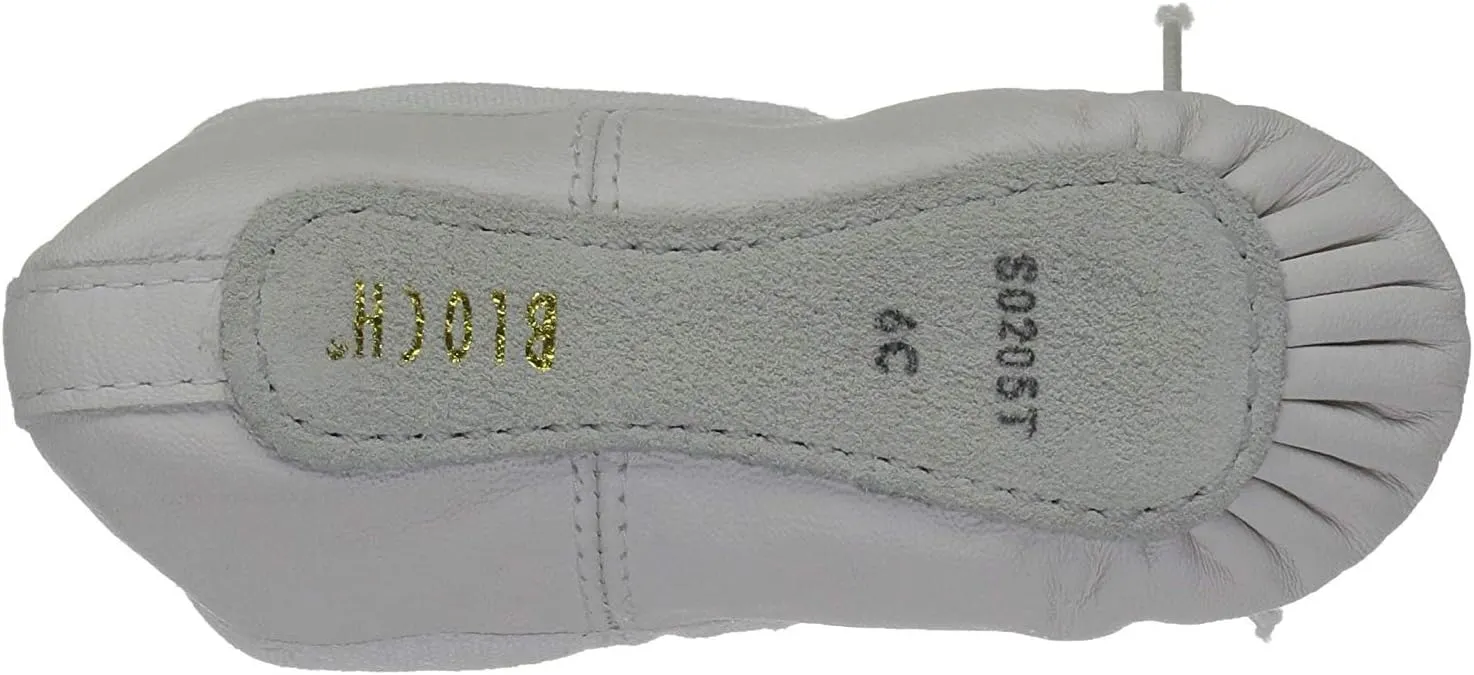 Bloch Unisex-Child Dansoft Full Sole Leather, Toddler, Cotton Lining, Dance Shoe