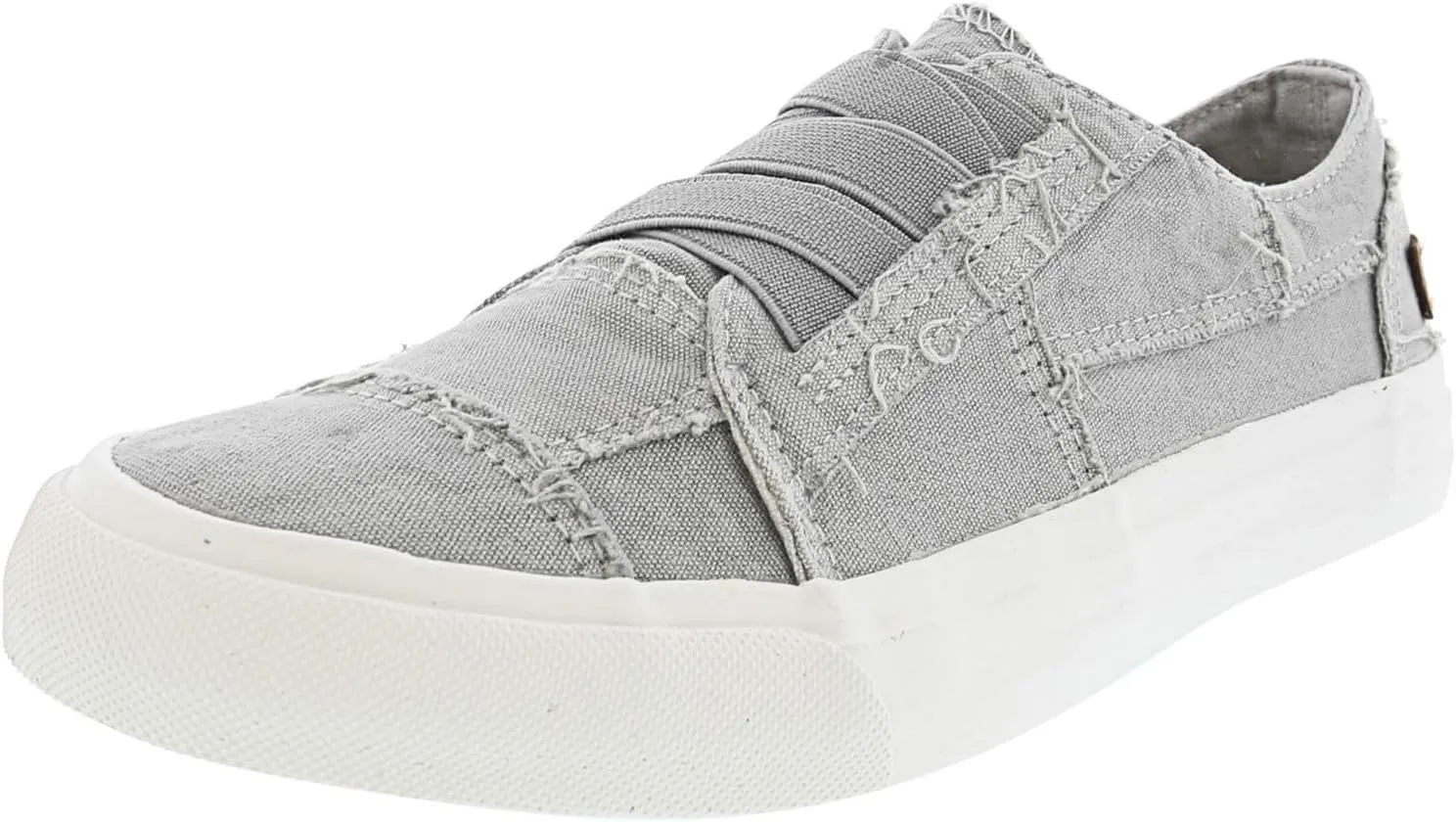 Blowfish Malibu Marley - Shoes for Women - Canvas Upper - Rubber Outsole - Cushioned Fabric Footbed Sweet Gray Color Washed Canvas 6.5 M