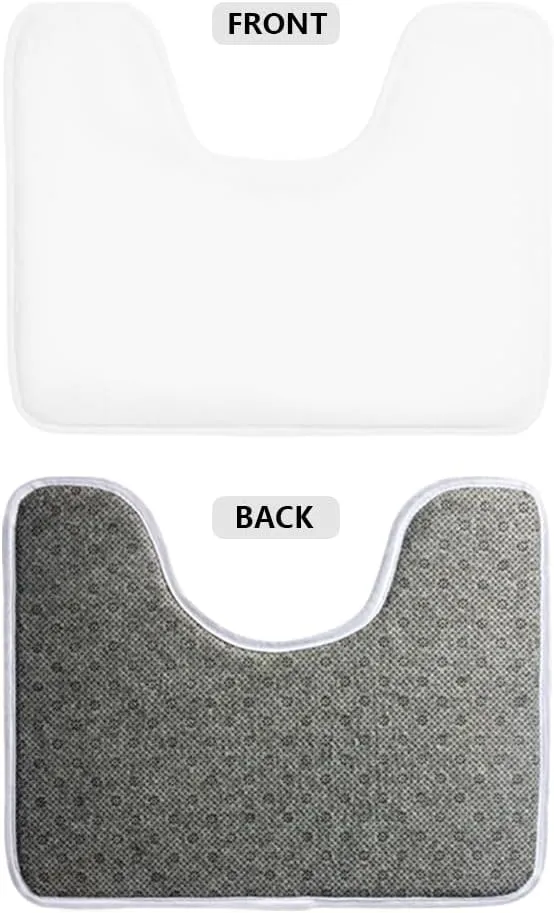 Blue Marble Print Toilet Seat Cover and Rug Set Bath Rug   Contour Mat   Toilet Seat Cover Absorbent Bath Mat Set Non Slip Contour Mat Machine Washable for Floor