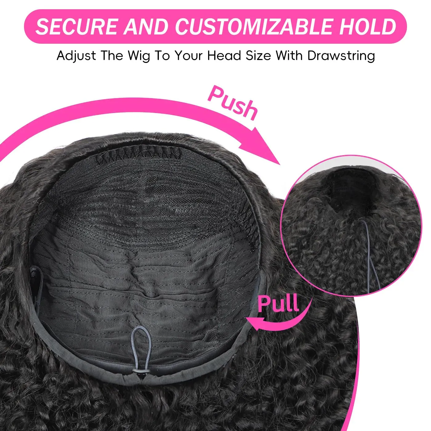 BLY Kinky Straight 3 in 1 Half Wig Human Hair for Women 180% Density Glueless Wear & Go No Lace Flip Over Half Wig Beginner Friendly Seamless Clip In Wigs 18 Inch