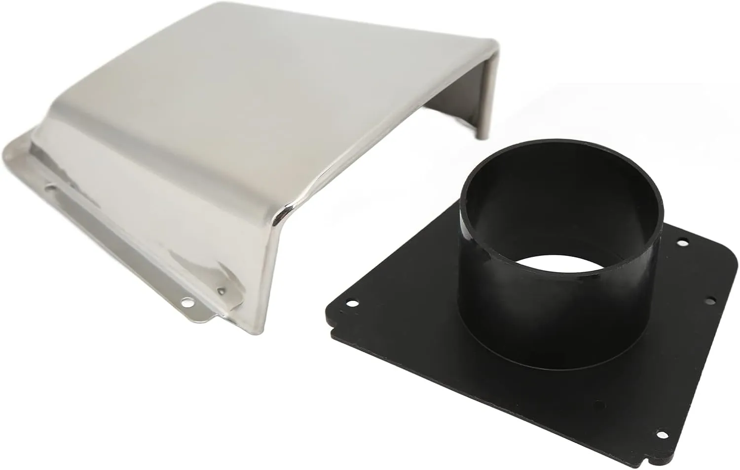 Boat Cowl Vent, 34 Stainless Steel Proof Marine Vent Cover with Nylon Base for Boats Yachts Accessory