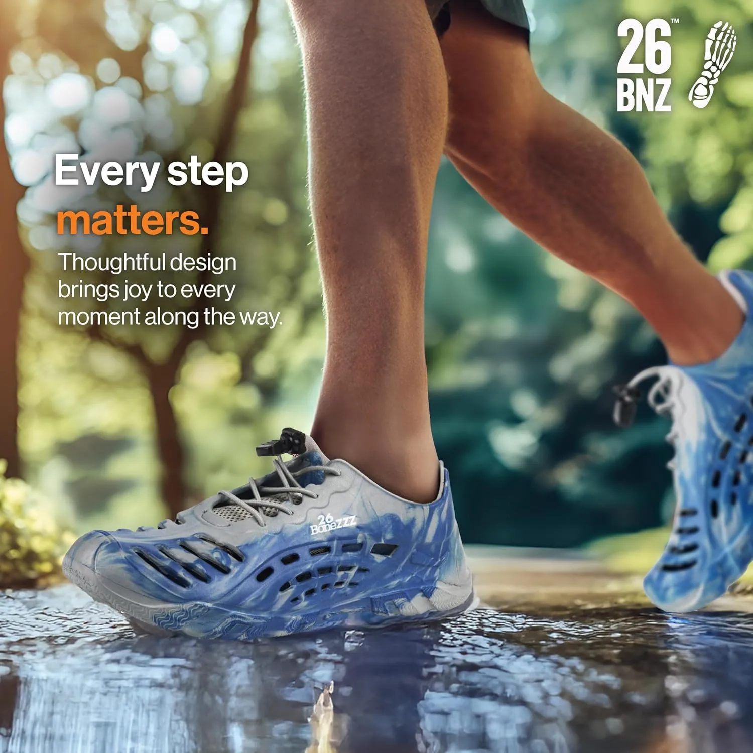 Bonezzz Wavezzz Water Shoes for Men – Lightweight and Quick-Dry Drainage Design