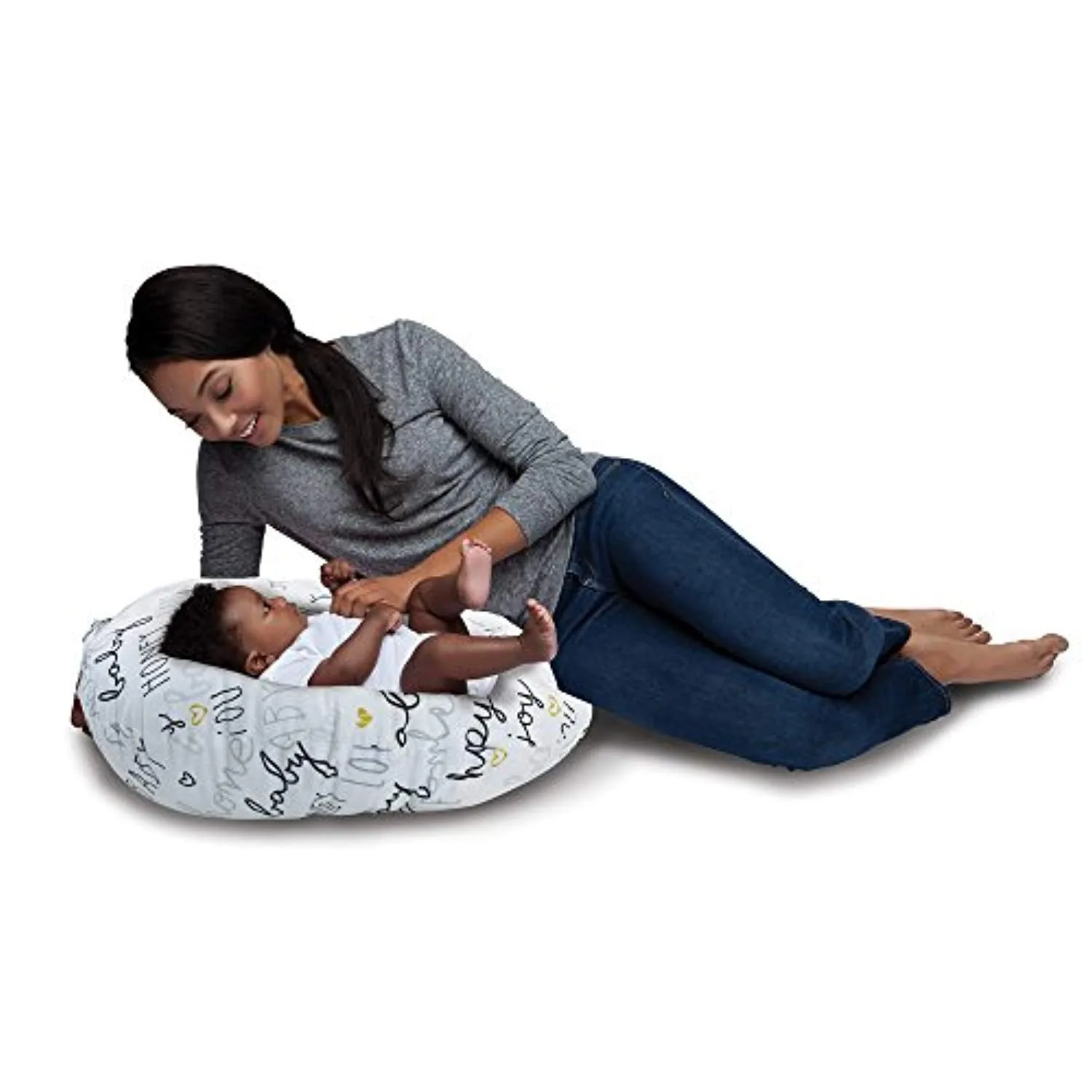 Boppy Newborn Lounger, Black and Gold