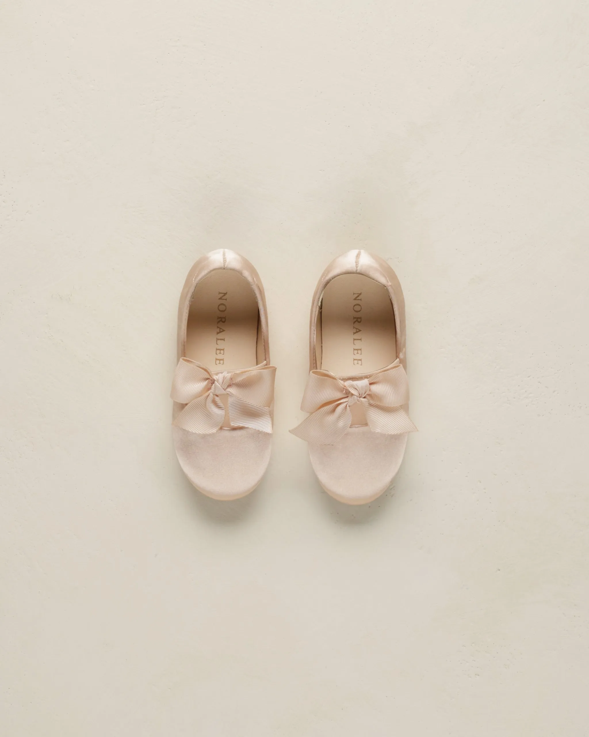 Bow Ballet Flats in Antique Cream by Noralee