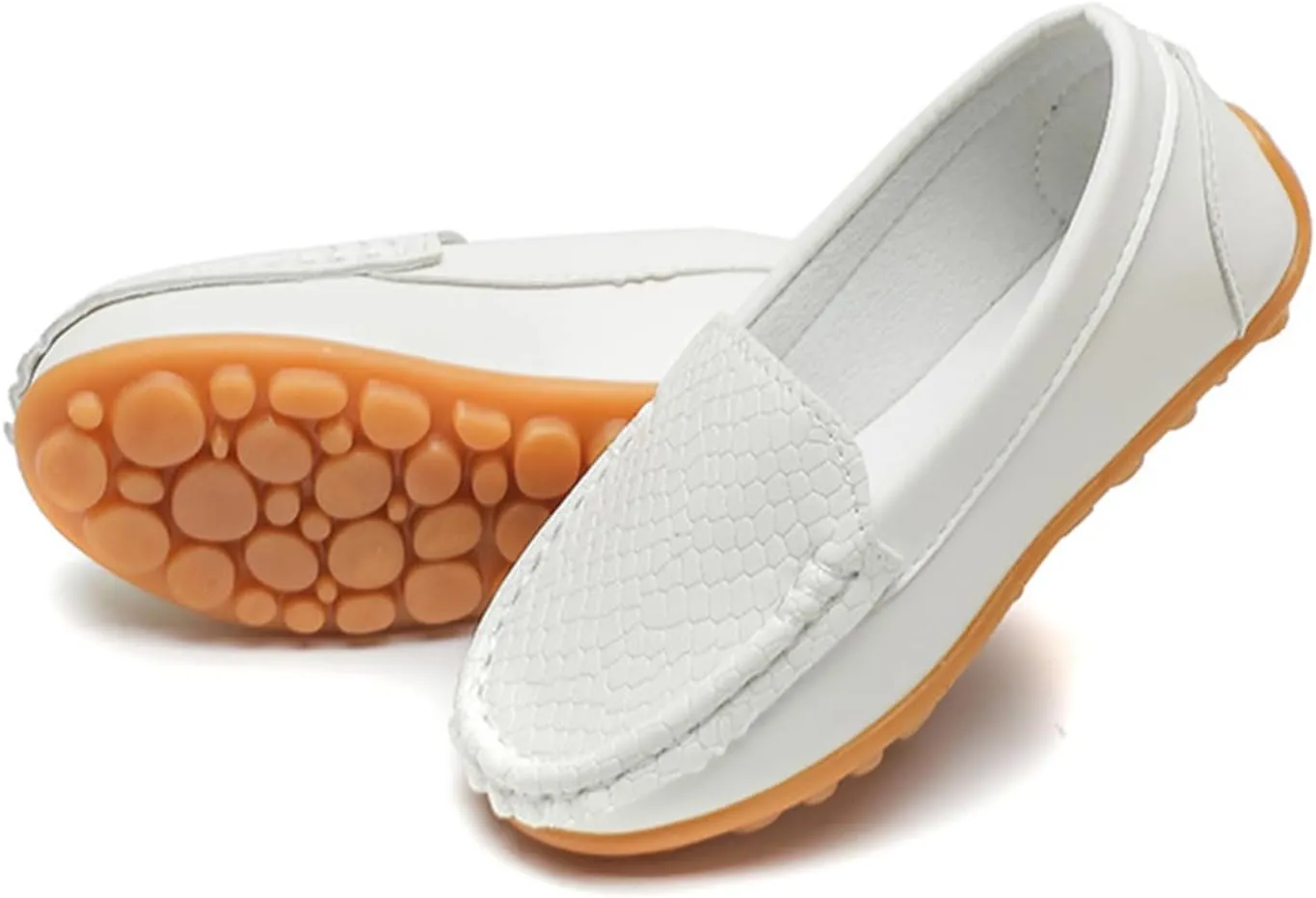 Boys Girls Loafers Dress Flats Slip-On Oxford Casual Moccasins School Walking Boat Shoes(Toddler/Little Kid/Big Kid)