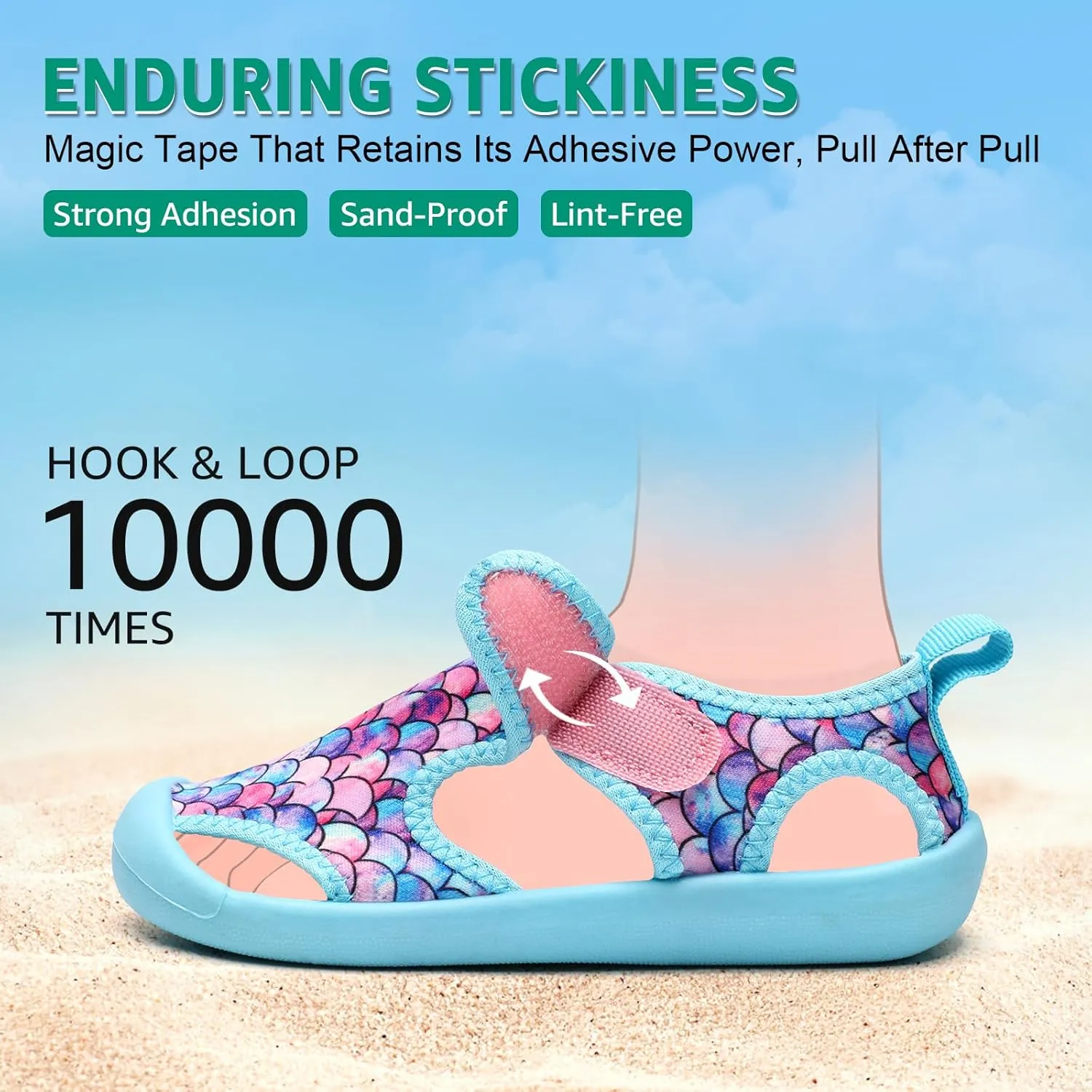 Boys Girls Water Shoes Quick-Dry Cute Beach Swim Pool Shoes