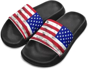 Boys Sandals with EVA Soft Sole Lightweight Slip-On Beach Slippers