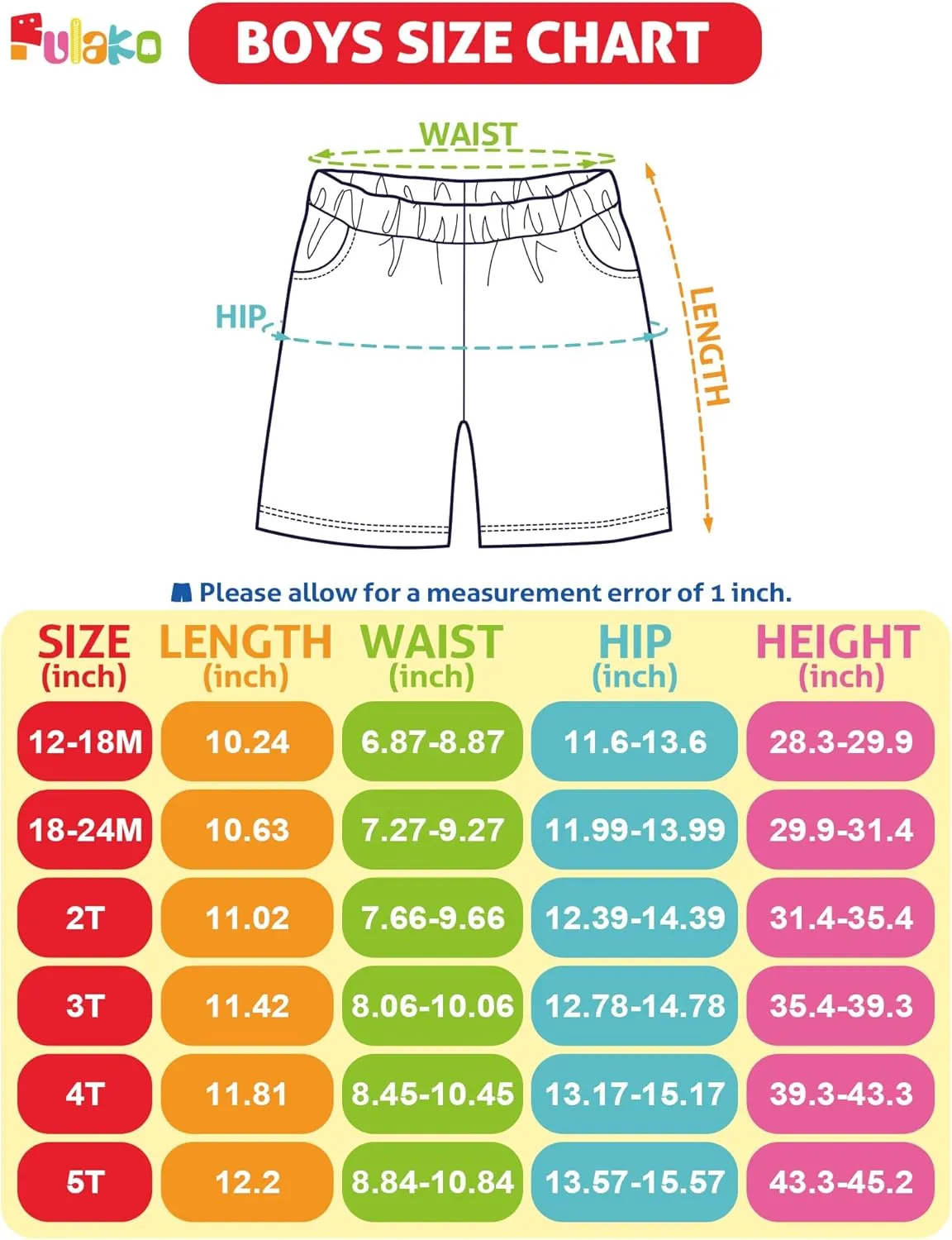 Boys Shorts 4-Pack Toddler Baby Pull on Short Casual Athletic Jogger Elastic Waistband Quick Dry Knit Shorts