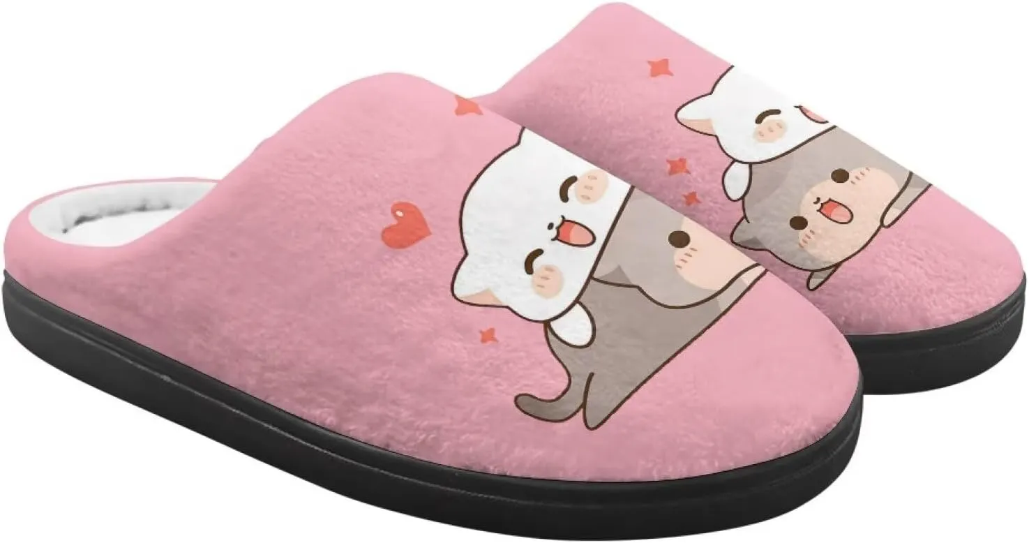 Boys Slippers Winter House Shoes Warm Soft Plush Girls Slip On Bedroom Slippers Indoor Home
