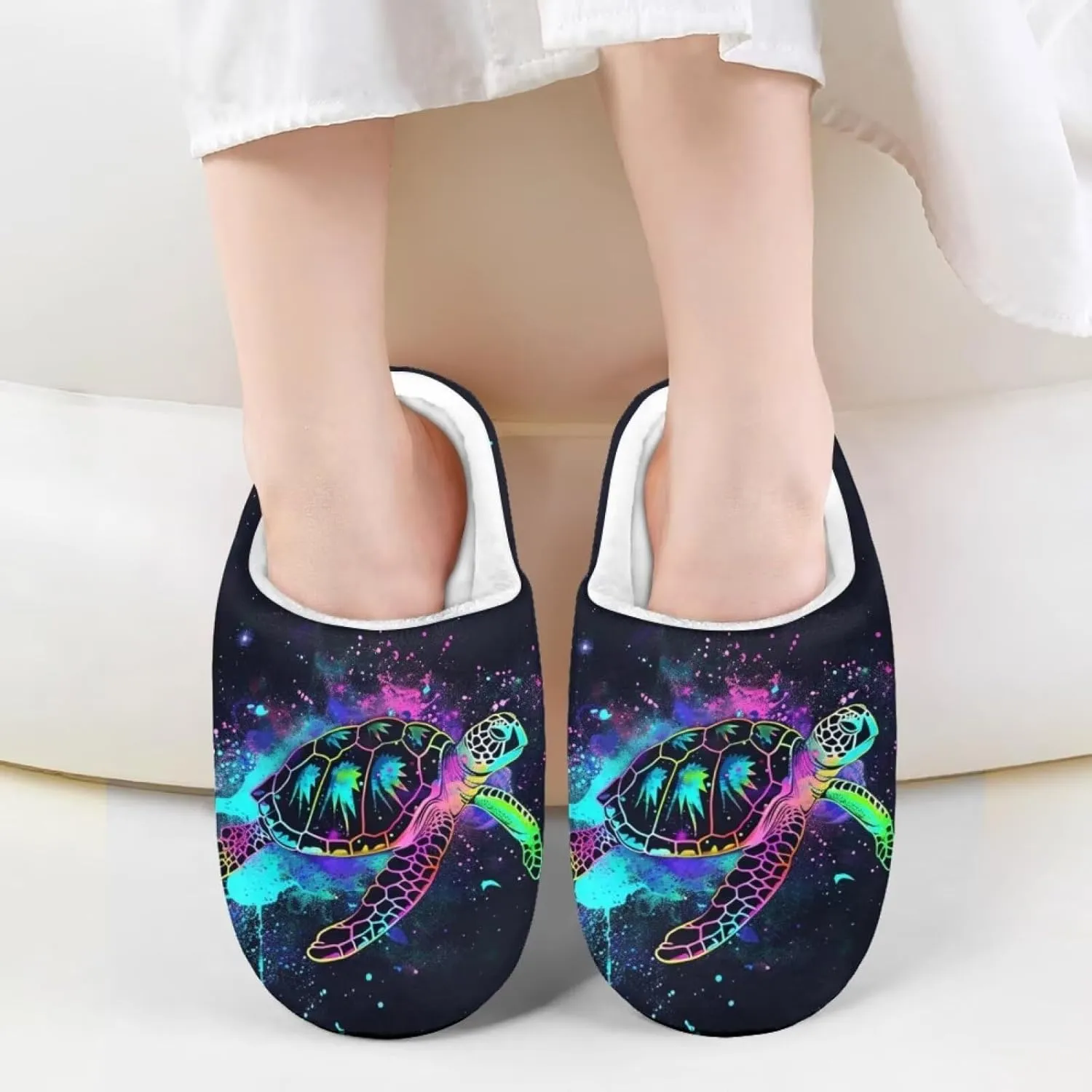 Boys Slippers Winter House Shoes Warm Soft Plush Girls Slip On Bedroom Slippers Indoor Home