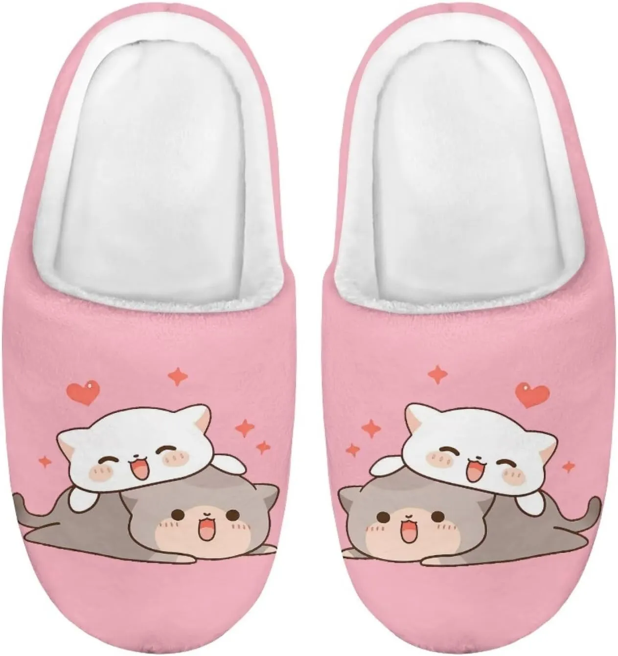 Boys Slippers Winter House Shoes Warm Soft Plush Girls Slip On Bedroom Slippers Indoor Home