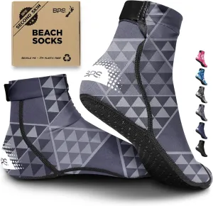 BPS ‘Second Skin’ Beach Volleyball Socks Ultra Flexible Quick Dry Sand Soccer Socks Water Sports Booties for Men Women