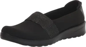 BZees Womens Gracie Slip On Black 8.5 M