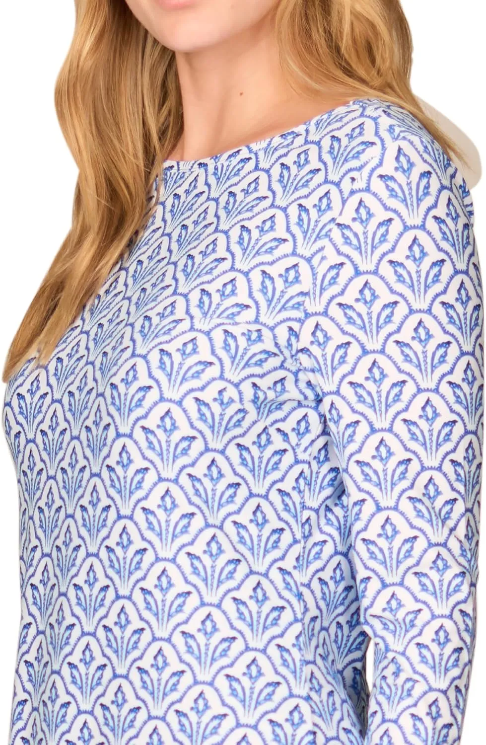 Cabana Life Shift Dress, UPF 50  Sun Protection Casual Dress, Boat Neckline, Quarter Sleeve, Womens Fashion