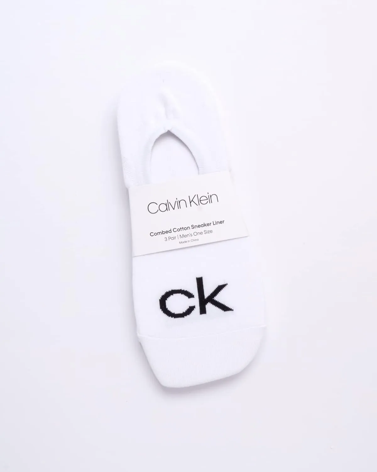 Calvin Klein Men's Socks – No Show Sneaker Liner Socks (3 Pairs)