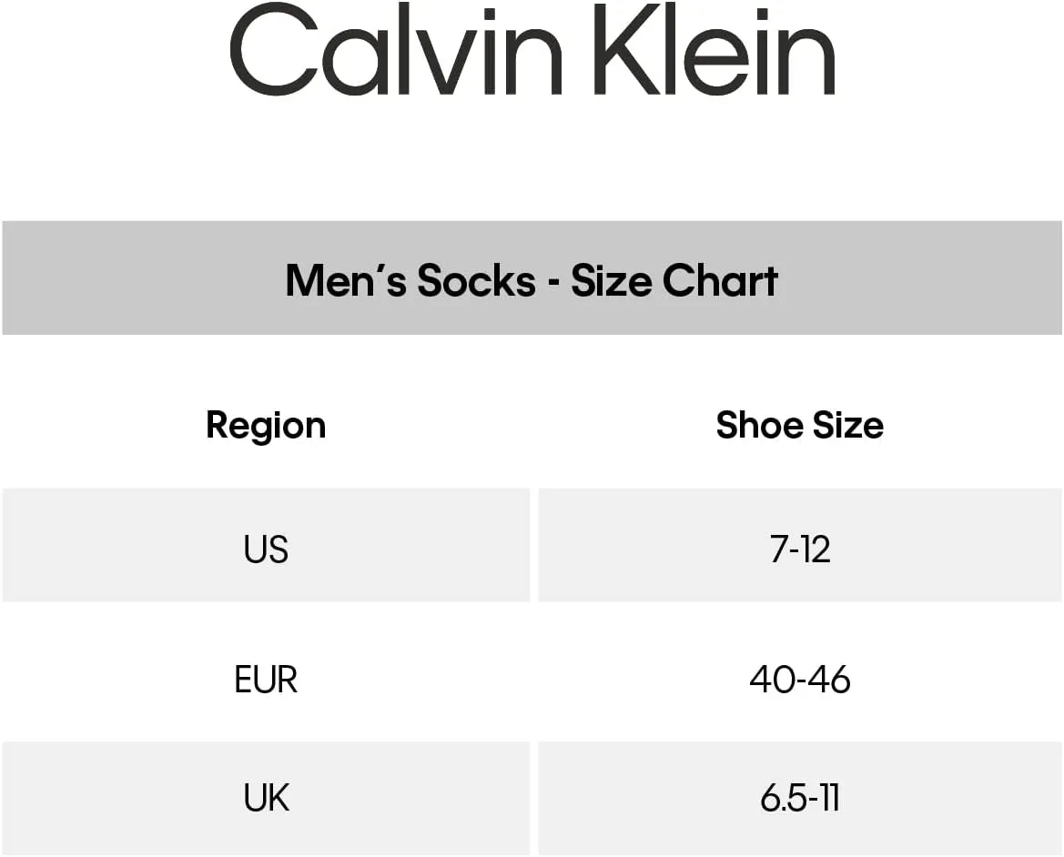 Calvin Klein Men's Socks – No Show Sneaker Liner Socks (3 Pairs)